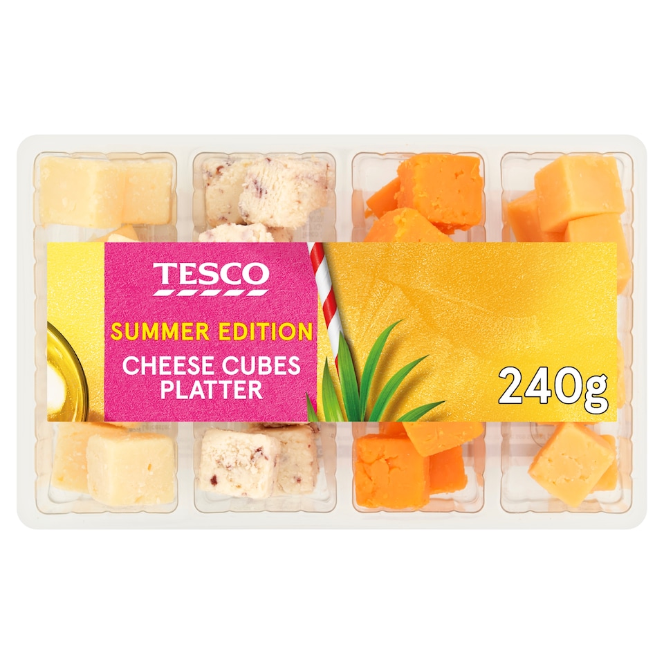 Tesco Cheese Cubes Selection 240g 