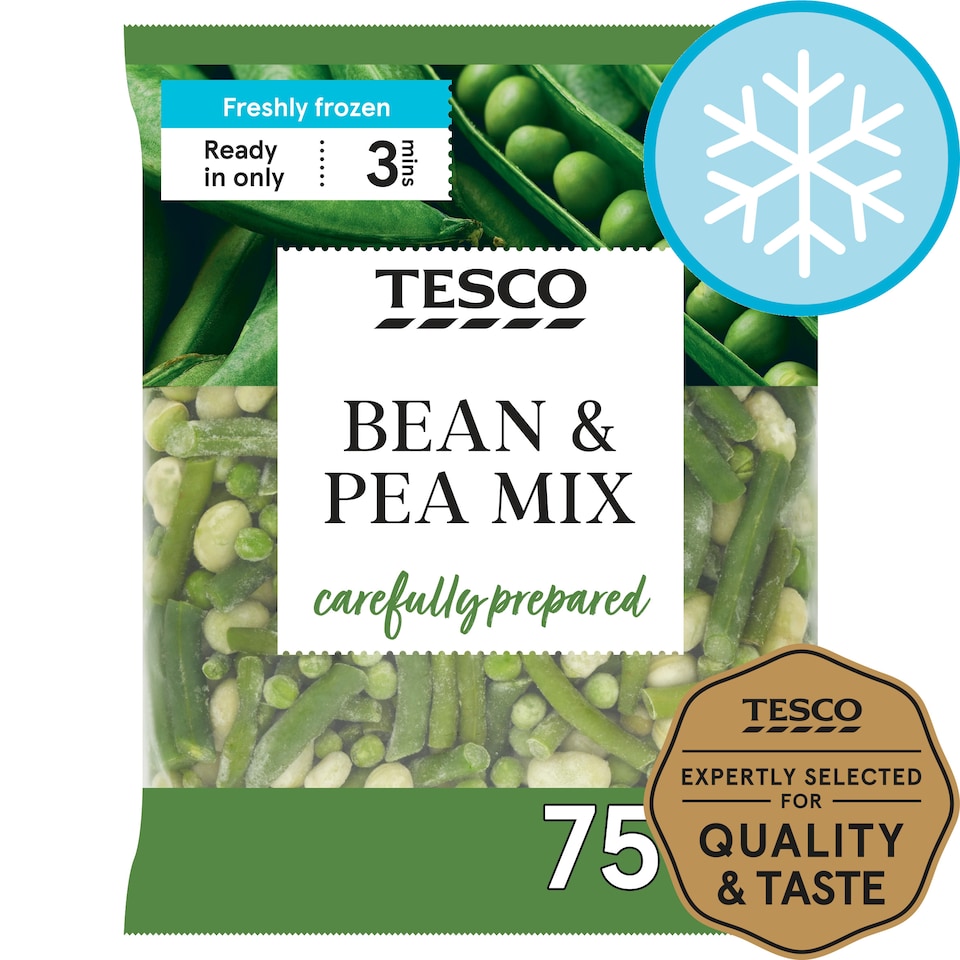 Tesco Bean & Pea Mix 750G