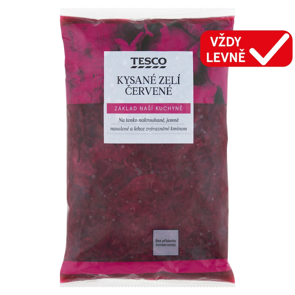 Tesco Sauerkraut Red 500g