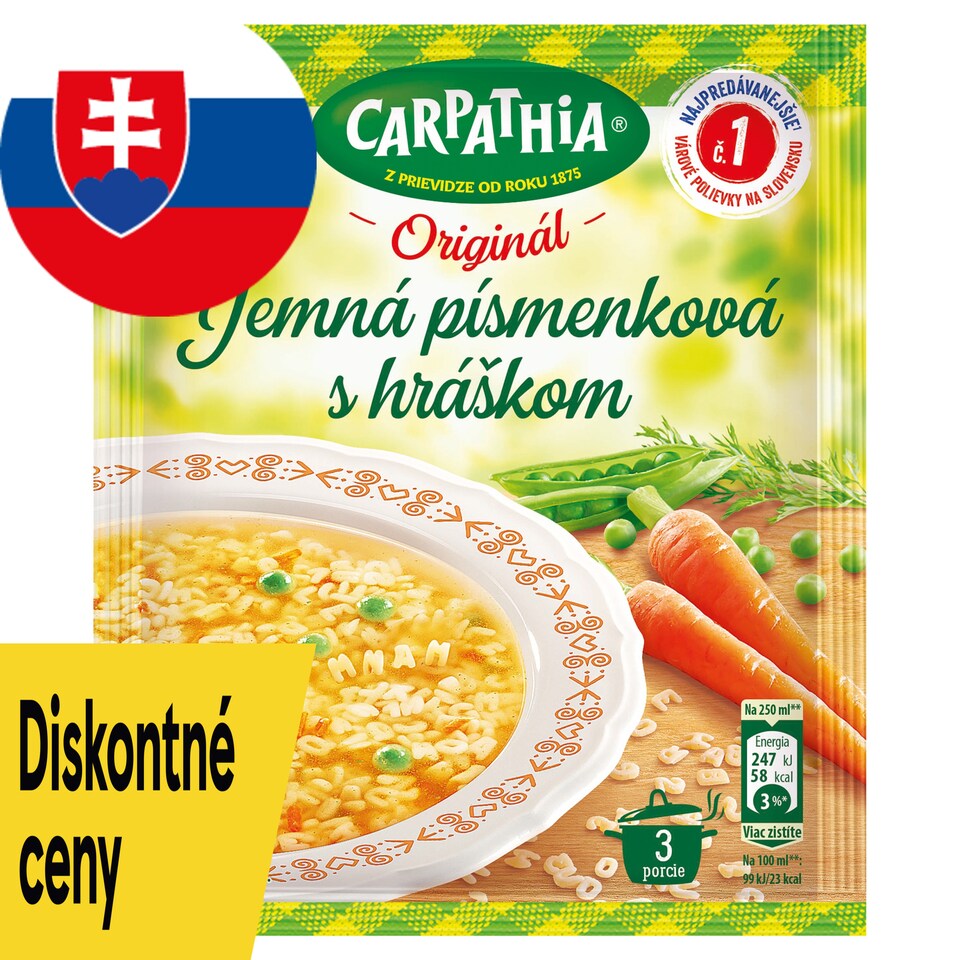 CARPATHIA Fine Alphabet Soup Pocket 51 g
