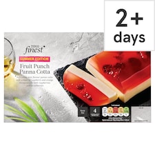 Tesco Finest Fruit 'Punch' Panna Cotta 400g