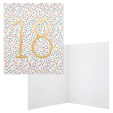 Hallmark Birthday Card 18 (Blank Inside)