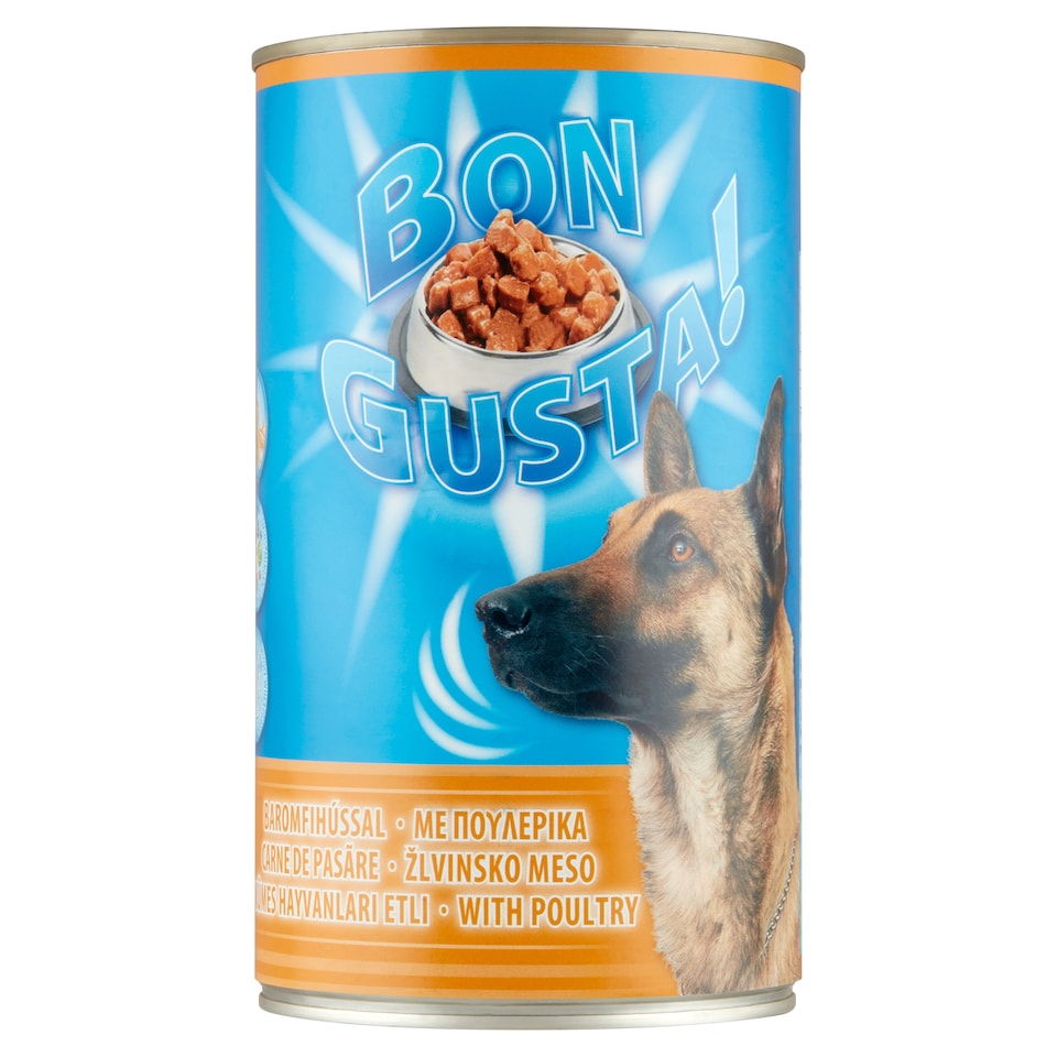 Bon Gusta! Complete Pet Food for Adult Dogs with Poultry Meat 1240 g