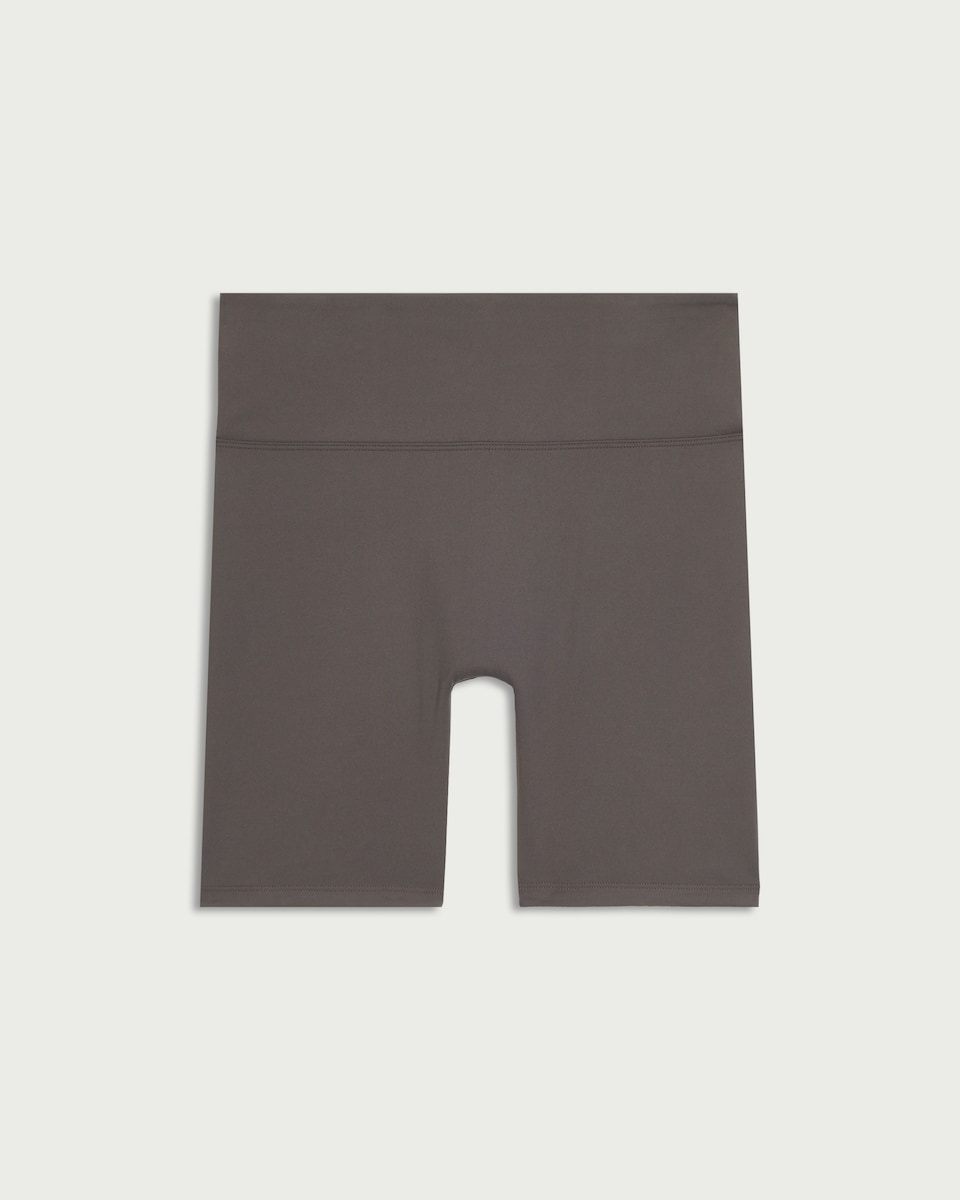 F&F Active EVERYHOUR High Waisted 6 Inch Cycling Shorts in Chocolate