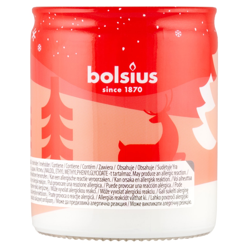Bolsius Christmas Pattern Scented Candle