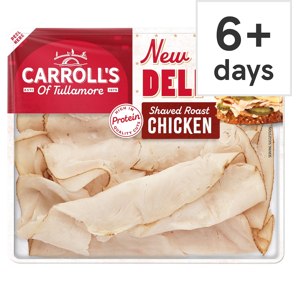 Carroll's Deli Shaved Roast Chicken 90G