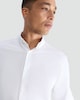 image 1 of F&F Regular Fit Stretch Button Down Collar Formal Shirt in White