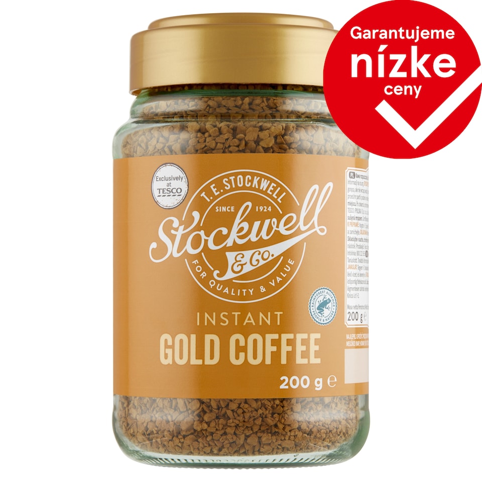 Stockwell & Co. Gold instantná káva sušená mrazom 200 g