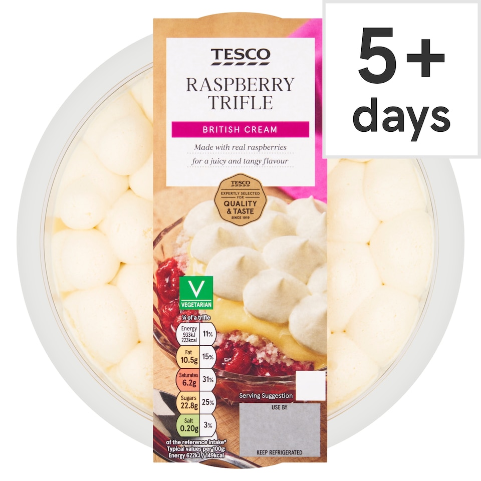 Tesco Raspberry Trifle 600g