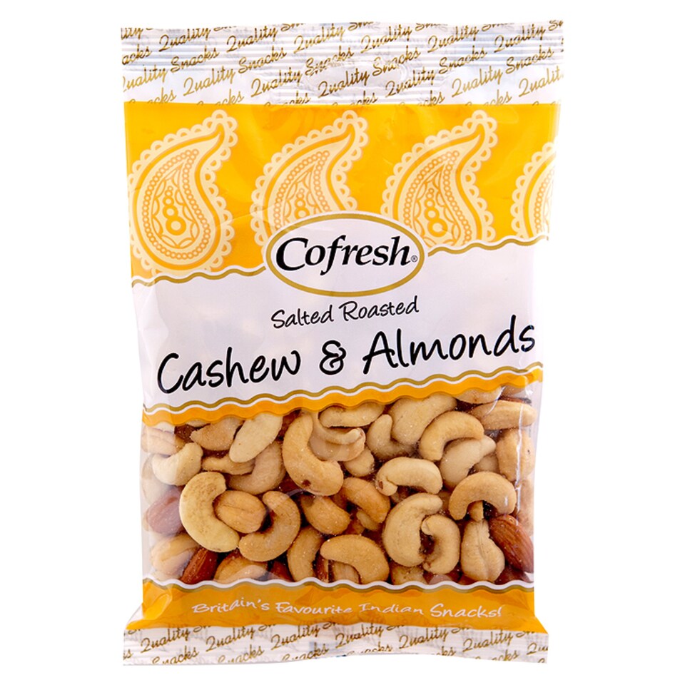 COFRESH ROASTED & SALTED CASHEWS & ALMONDS 175g