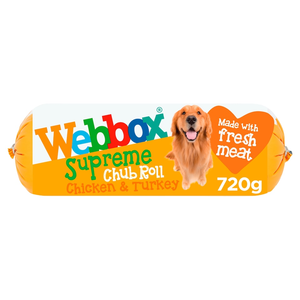 Webbox Supreme Chub Roll Chicken & Turkey 720G