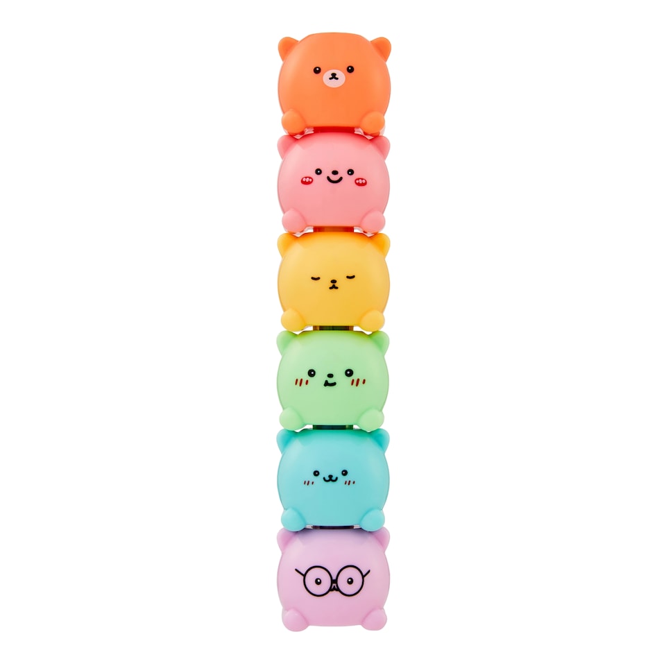 image 1 of Artistry Junior Teddy Shaped Stacking Highlighters