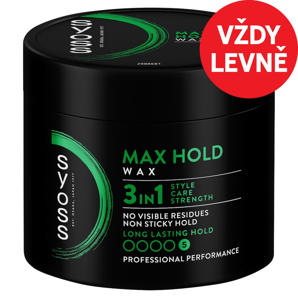 Syoss Max Hold Wax 3ïn1 150ml