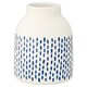 image 1 of Fox & Ivy Sunny Yellow Blue Vase