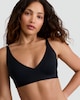 image 2 of F&F Contour Non Wired Crop Top in Black
