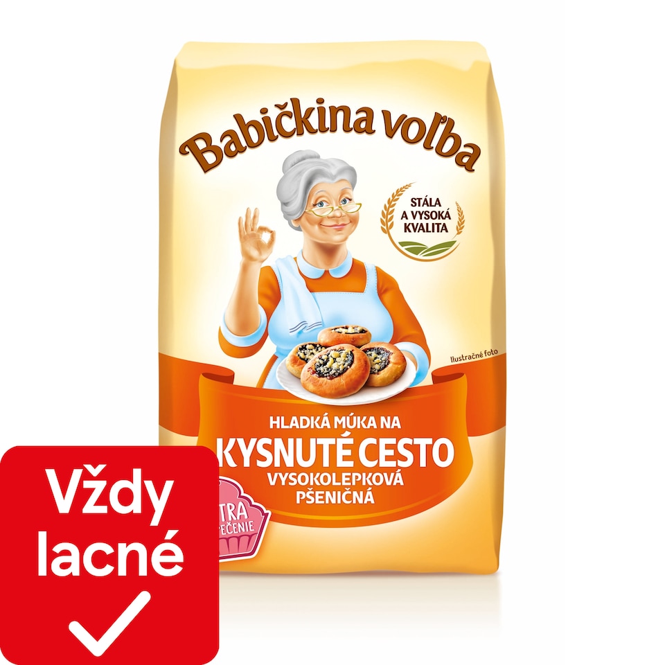 Babičkina Voľba Flour for Yeast Dough Wheat 1 kg