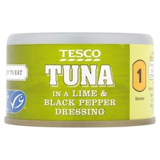 Tesco Tuna Lime And Black Pepper Dressing 80G
