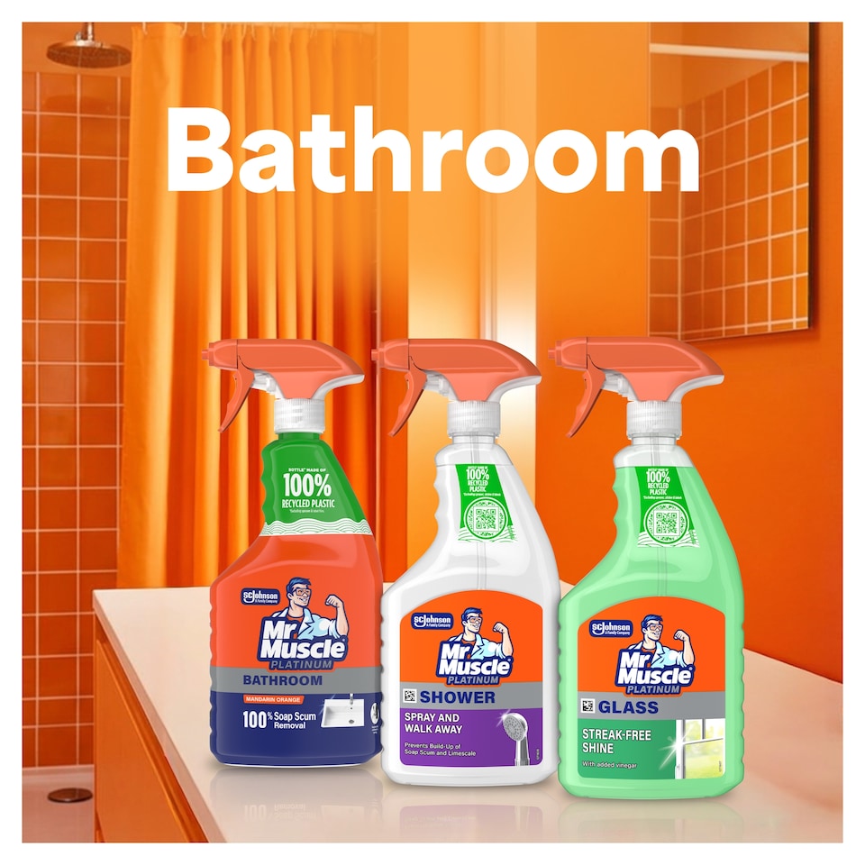 image 1 of Mr Muscle Platinum Bathroom Mandarin Orange 750Ml
