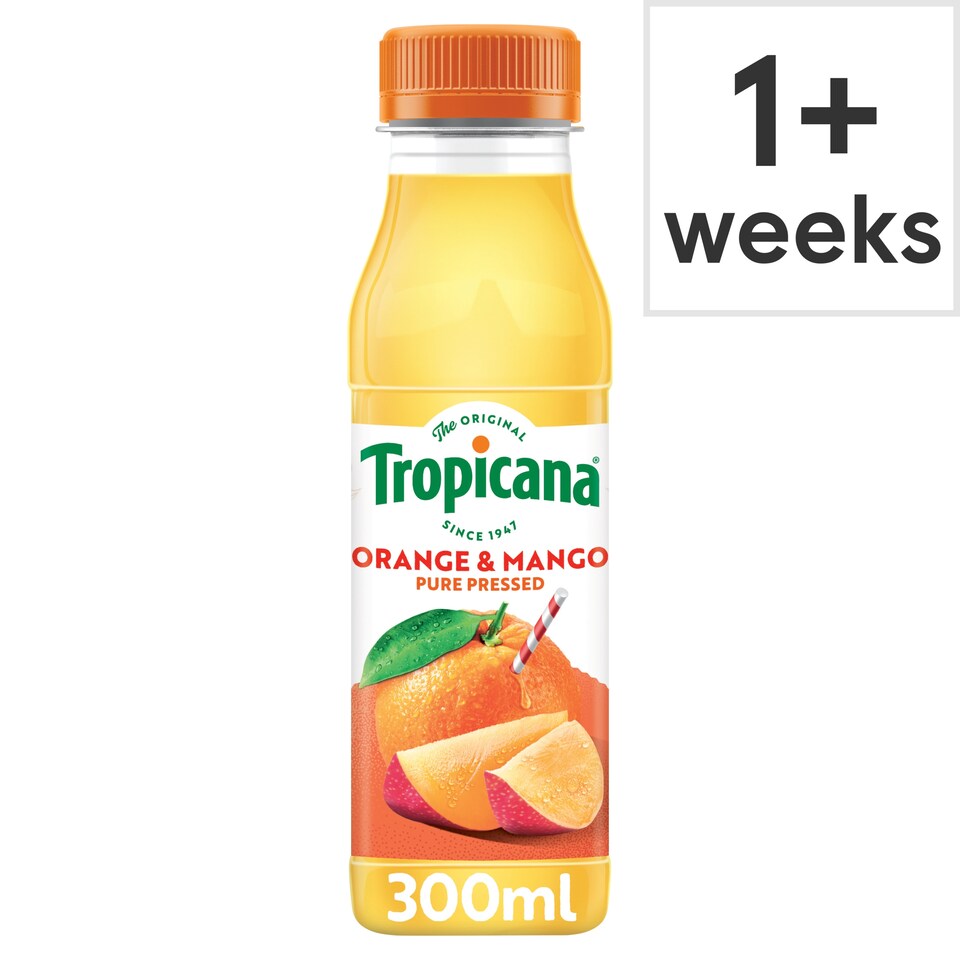 image 1 of Tropicana Orange & Mango Juice 300Ml