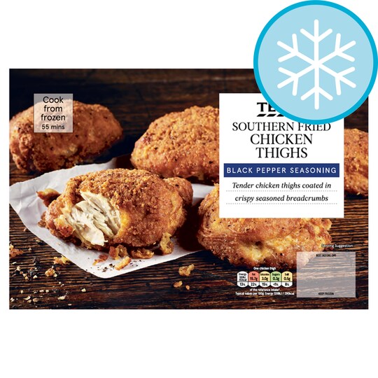 Tesco Southern Fried Chicken Thighs 700G Tesco Groceries