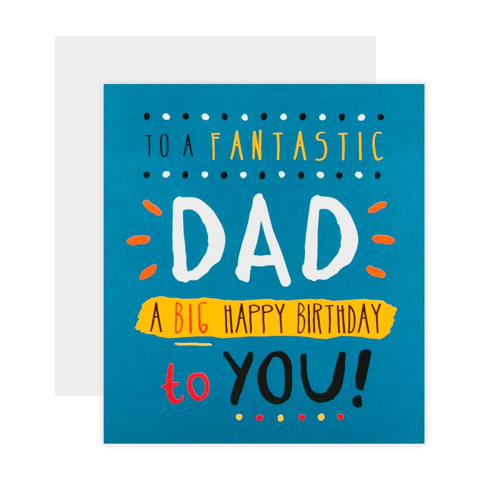 image 1 of Pigment Productions Birthday Card To A Fantastic Dad