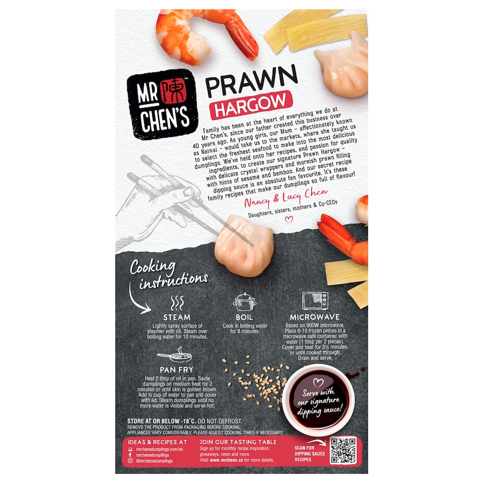 image 1 of Mr Chen's Prawn Hargow 10 Pieces 258g