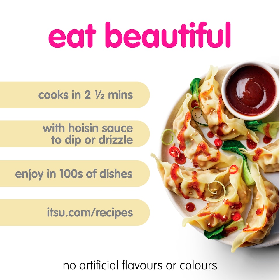 image 1 of itsu 12 hoisin duck gyoza dinner dumplings 240g