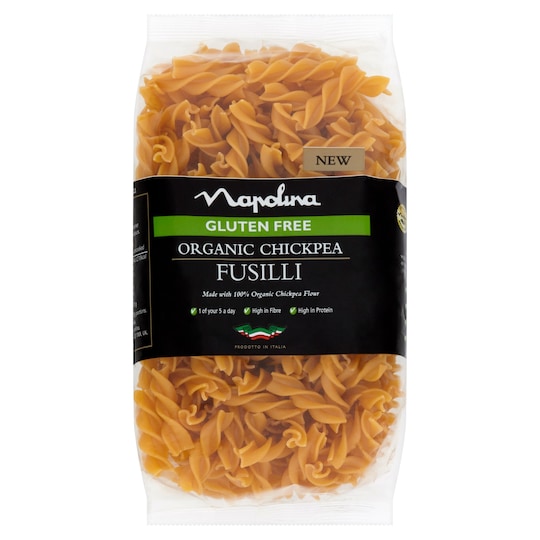 Napolina Gluten Free Organic Chickpea Fusilli 250G Tesco Groceries