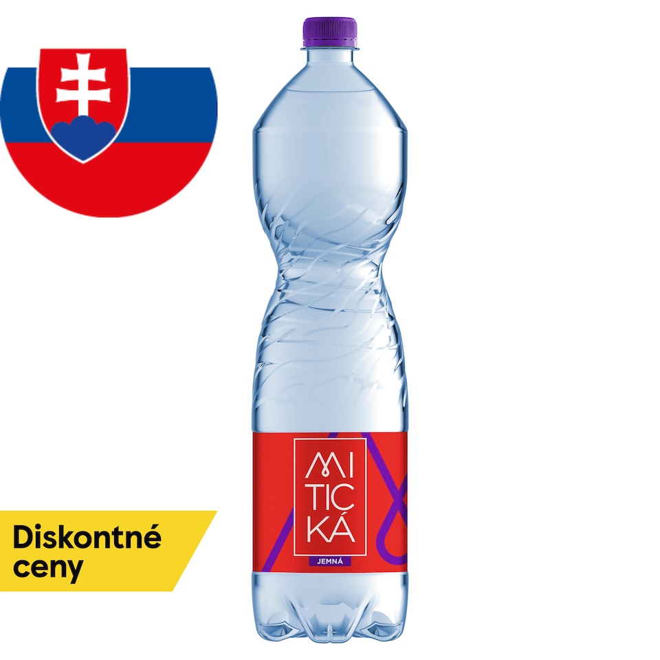Mitická Prírodná minerálna voda jemne perlivá 1,5 l