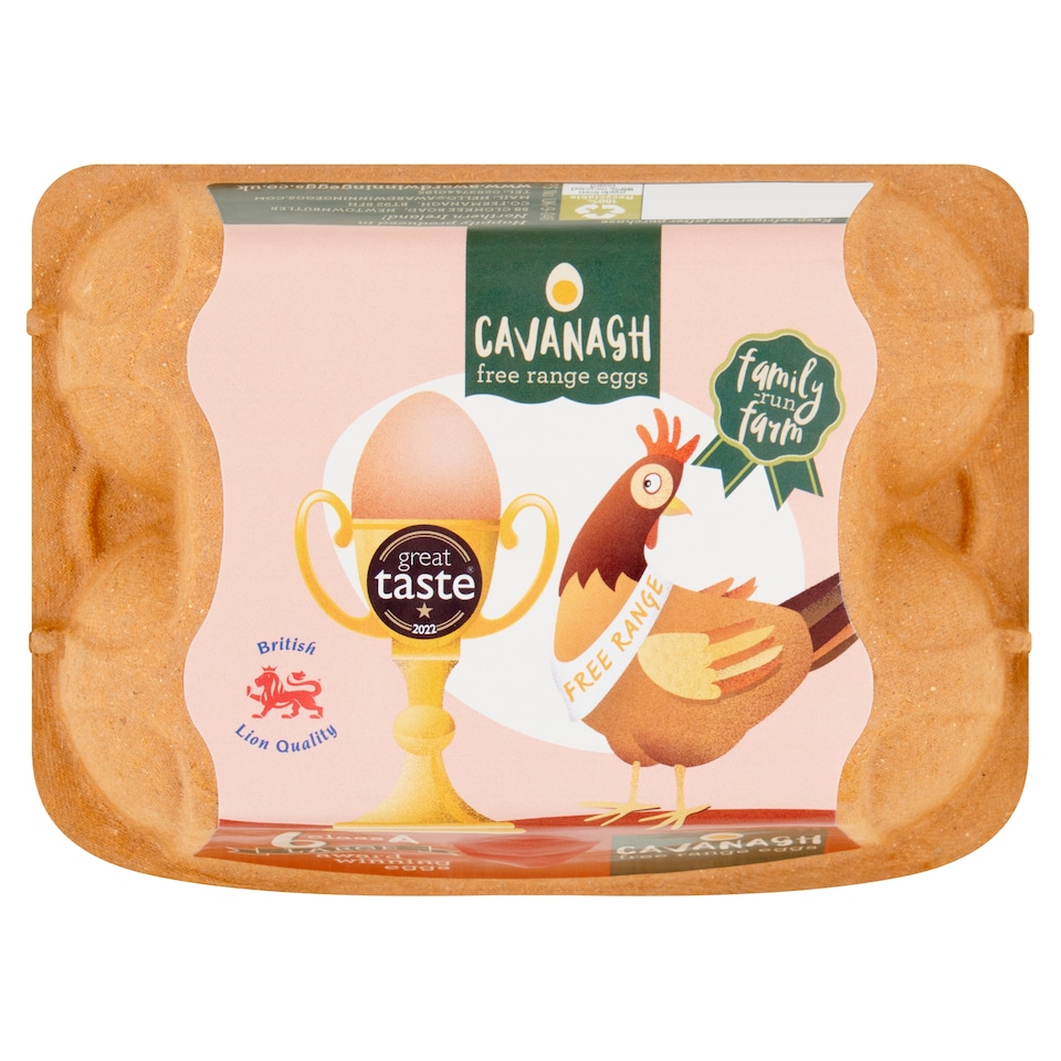 Cavanagh Free Range Large Eggs 6 Pack