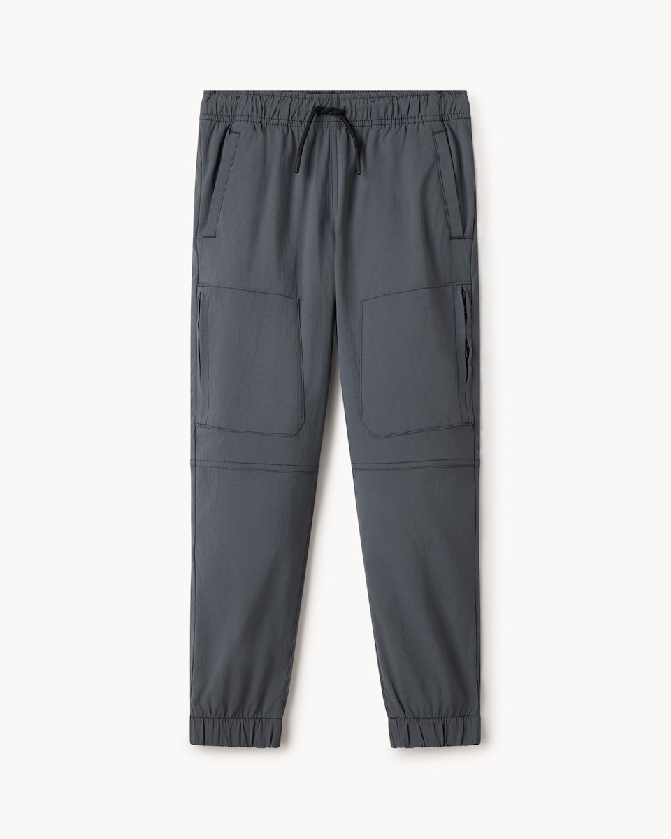 image 1 of F&F Active Boys TECHSPORT Cuffed Joggers in Grey