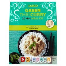 Tesco Green Thai Curry Meal Kit 480G
