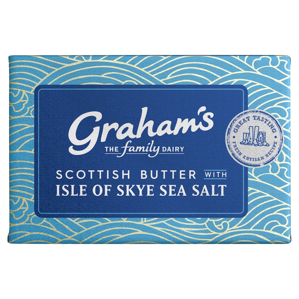 Grahams Dairy Butter Isle Skye Sea Salt 250G