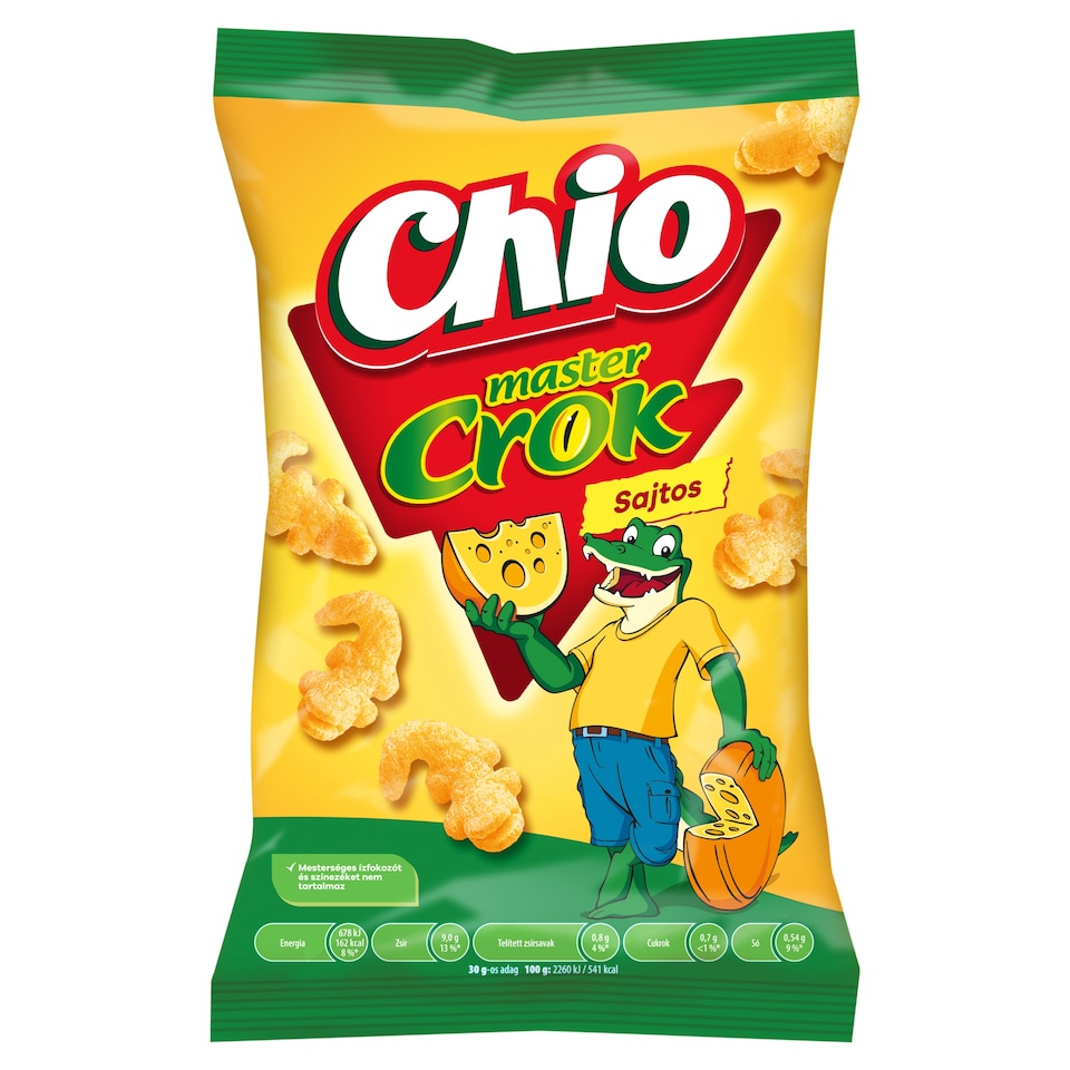 Chio Master Crok Cheese Flavoured Corn Snack 40 g