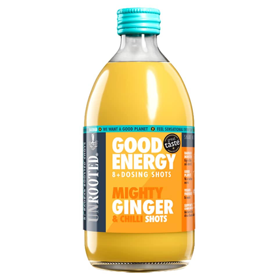Unrooted Good Energy Mighty Ginger & Chilli Dosing Shots 500ml