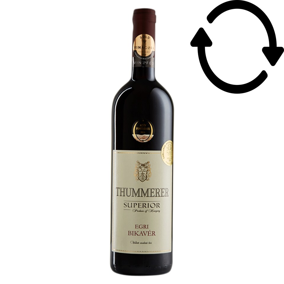 Thummerer Superior Egri Bikavér száraz vörösbor 14% 750 ml