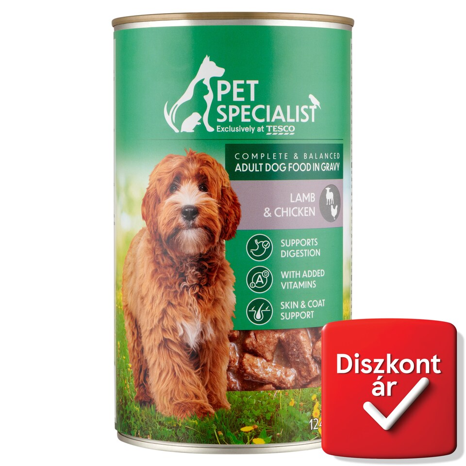 Pet Specialist Complete & Balanced Adult Dog Food in Gravy with Lamb & Chicken 1240 g