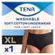 image 1 of Tena Washable Soft Cotton Incontinence Underwear Black XL