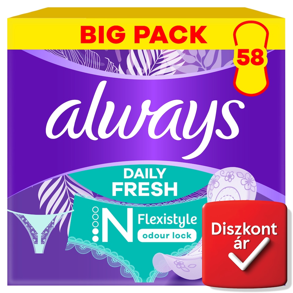 image 1 of Always Dailies Flexistyle Normal  Panty Liners x
