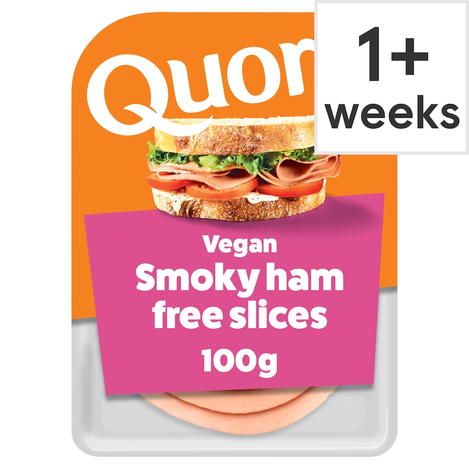 image 1 of Quorn Vegan Smoky Ham Free Slice 100G