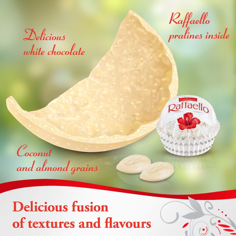 image 1 of Raffaello White Chocolate Easter Egg 235g 