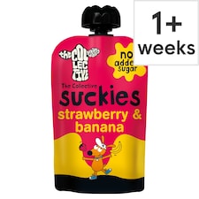 The Collective No Added Sugar Suckies Strawberry & Banana Yoghurt 90g