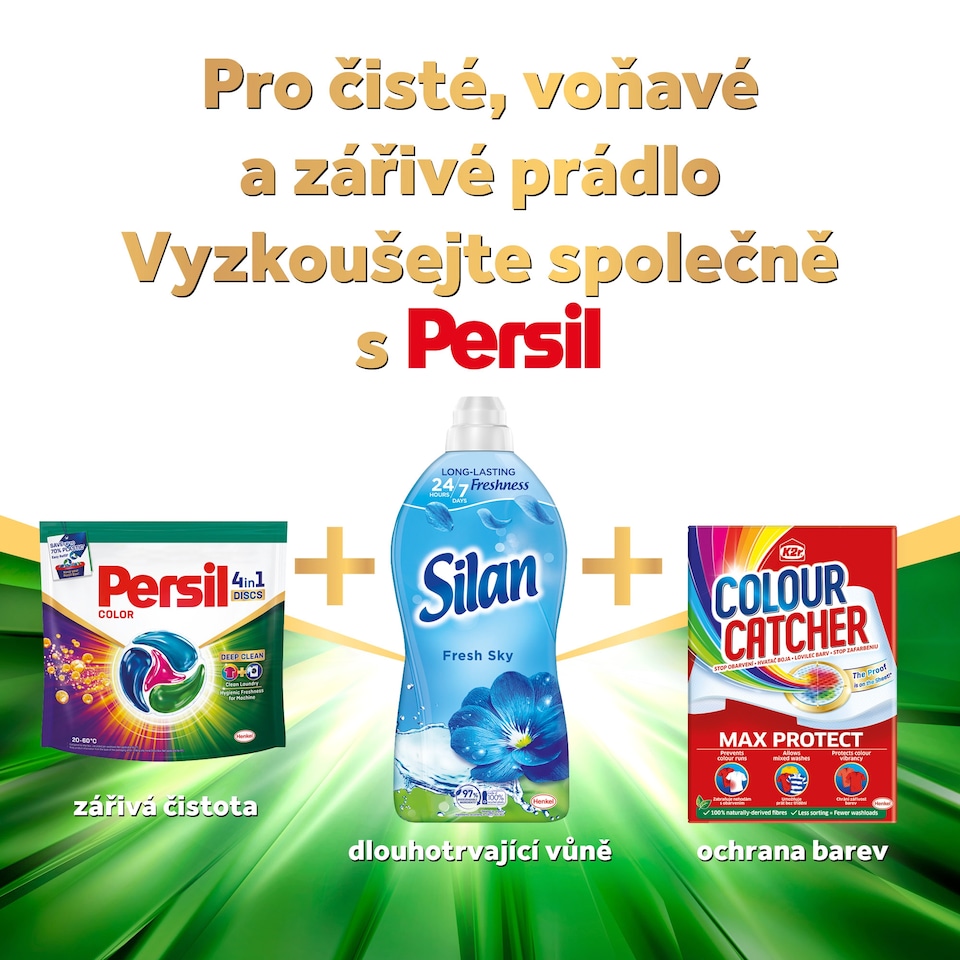 Obrázek 1 pro produkt Persil prací kapsle Discs 4v1 Color 68 praní