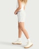 image 3 of F&F Girls Cotton Rich Contrast Trim Shorts in Grey Marl