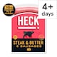image 1 of HECK Steak & Butter Beef Sausages 340g