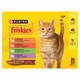 image 1 of Friskies Pouches for Cats Chicken, Beef, Lamb, Duck in Juice 12 × 85 g