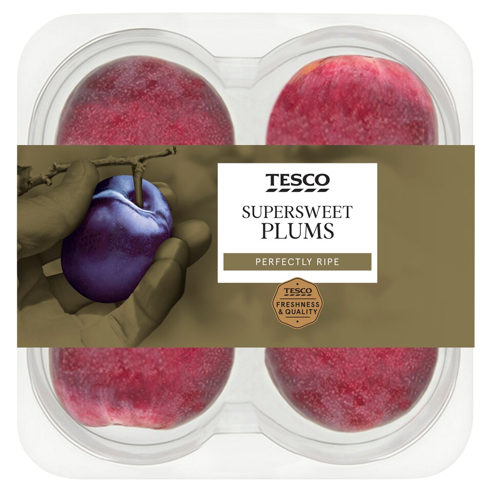 image 1 of Tesco Supersweet Plums Perfectly Ripe 325G