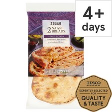 Tesco Naan Breads 320G