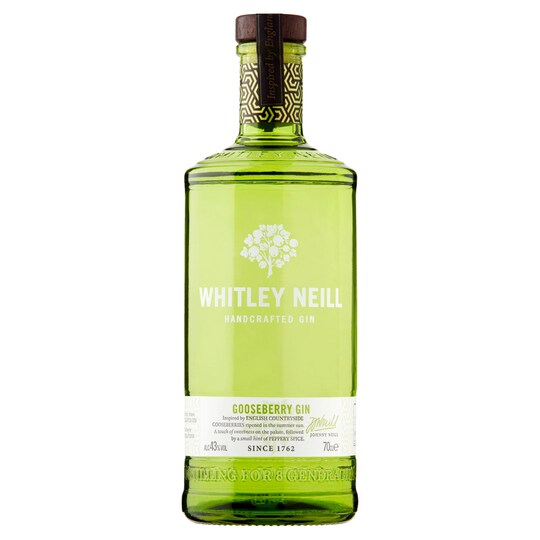 Whitley Neill Gooseberry Gin 70Cl Tesco Groceries
