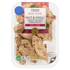 Tesco Salt and Chilli Roast Chicken Thigh Pieces 180g